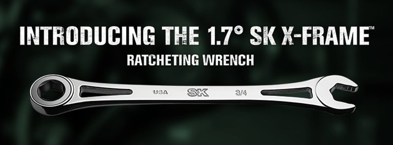 SK Tools USA 10MM  6 Point  X-Frame Combination Ratcheting Wrench | 80003 - Image 2